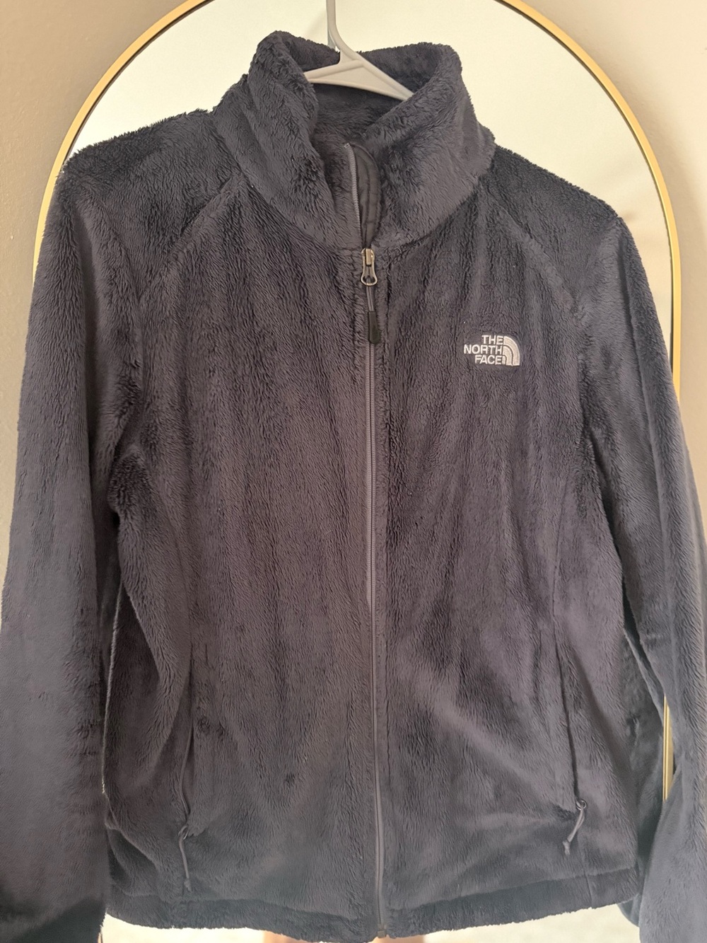 The North Face Plush Full-Zip Jacket - Charcoal